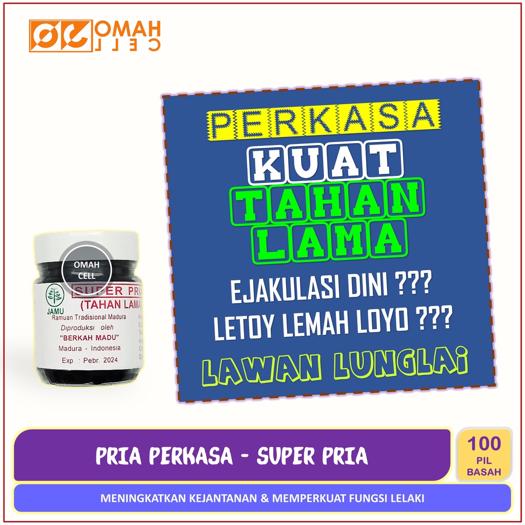 SUPER PRIA JANTALA Jamu Obat Kuat Pria Tahan Lama Asli PENAMBAH STAMINA PRIA Ori Ejakulasi Dini Madu