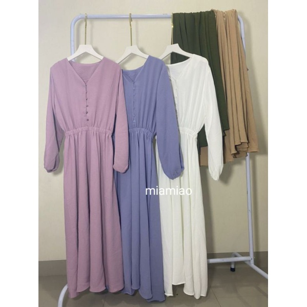 LONGDRESS NAILA / MAXI DRESS KASUAL / PAKAIAN WANITA MODIS KOREAN STYLE