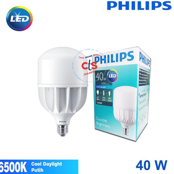 Lampu LED Philips 40W 40 W 40 Watt 40Watt Putih