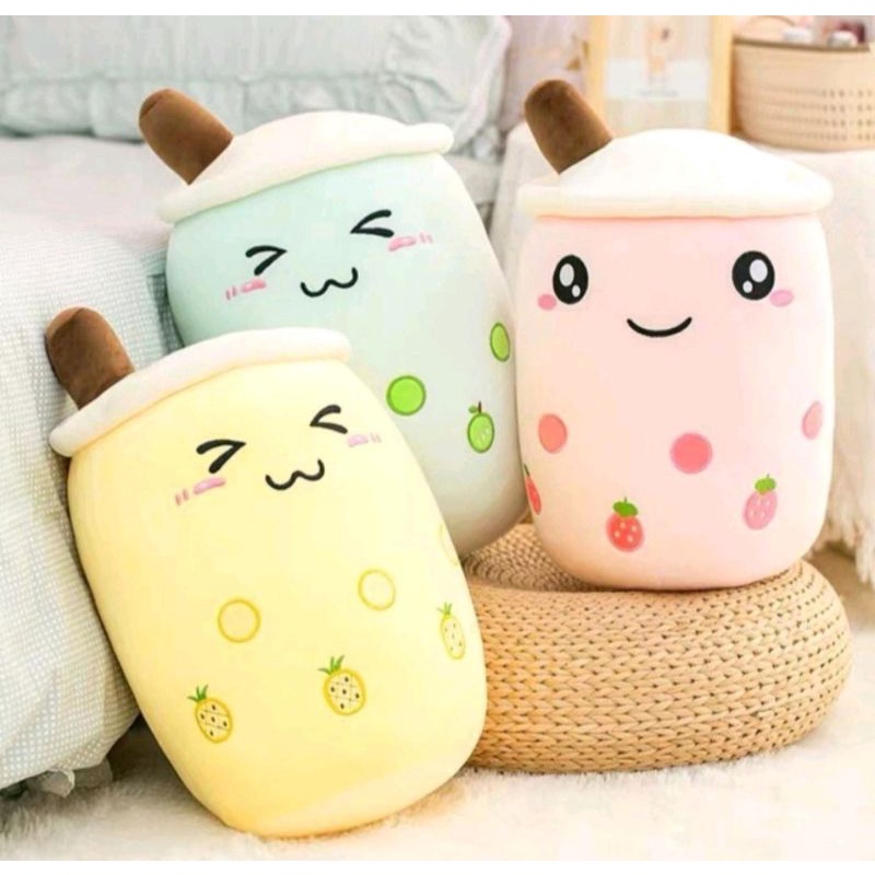 BONEKA BOBA // BONEKA MOTIF BOBA // BONEKA VIRAL KOREA // BONEKA MOTIF MINUMAN BOBA
