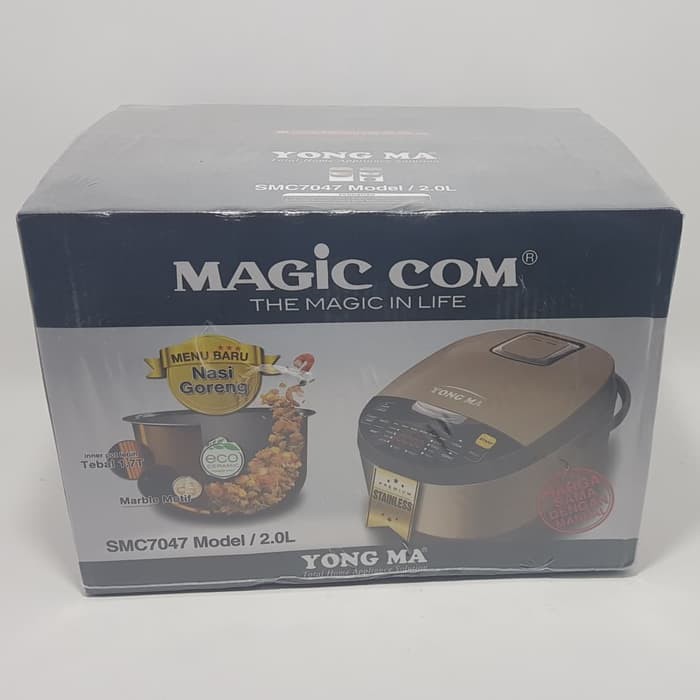 YONGMA Magic Com Digital 2L Yong Ma SMC 7047  Rice cooker 2 liter SMC7047