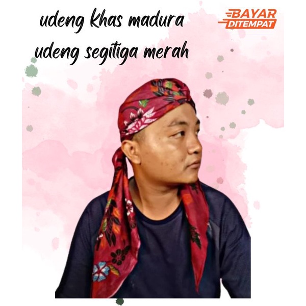Udeng odeng madura segitiga sakera / sleyer segitiga khas madura / udeng segitiga madura / Udeng Mad