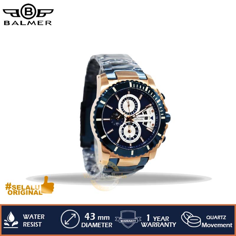 Jam Tangan Balmer B.7980MB Blue Original Murah