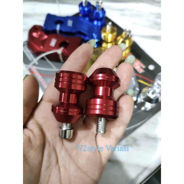 Setelan Rantai Jalu Paddock Set Baut CNC PNP Arm Banana Peddock Xabre Vixion R15 V3 VVA CBR GSX R25