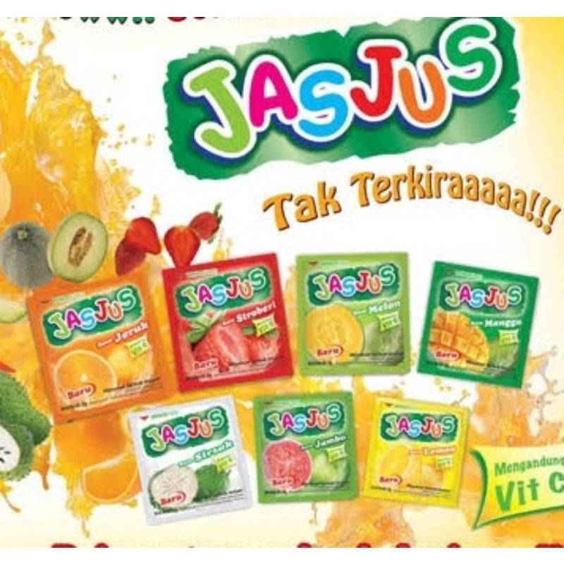 

JASJUS Minuman Instan Serbuk ( 1 Renceng @ 10 Sachet )