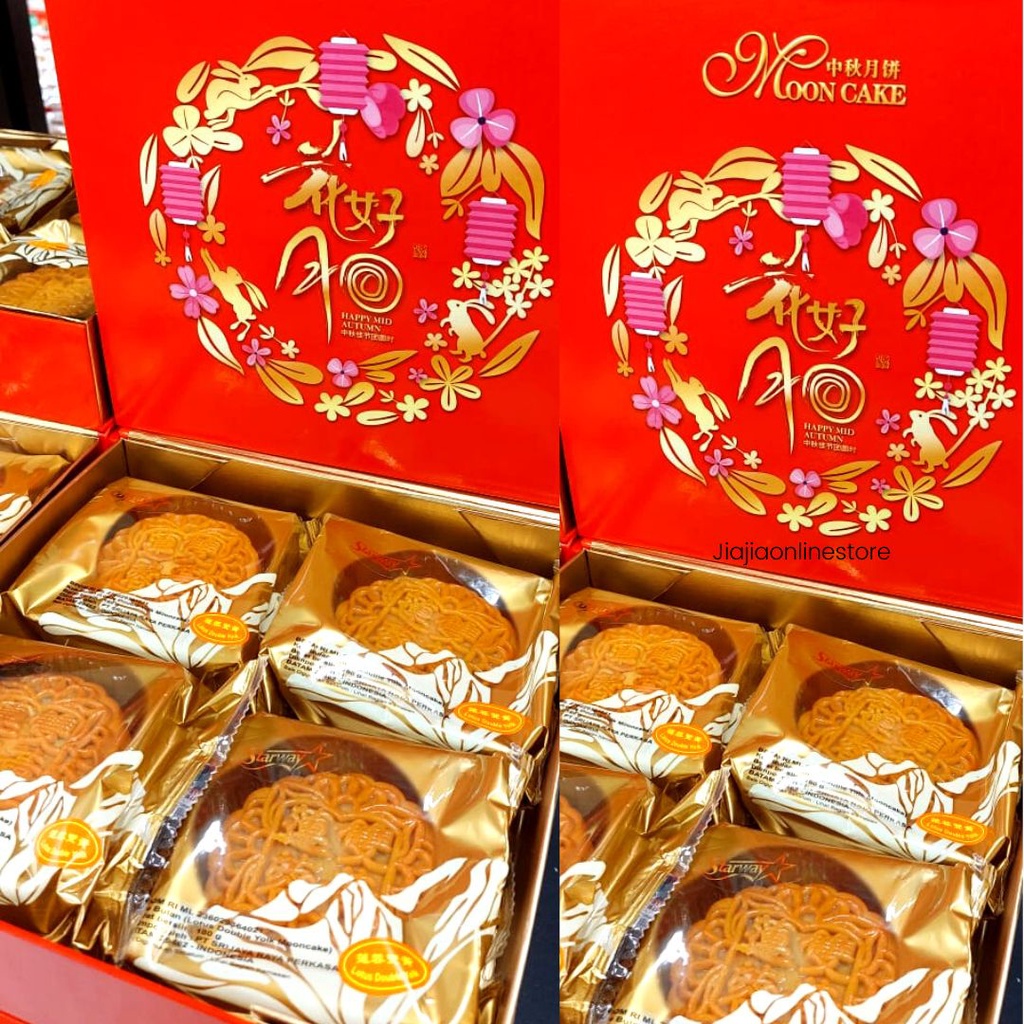 EXCLUSIVE Mooncake BOX Malaysia Moon Cake Egg Yolk Kue Bulan Malaysia