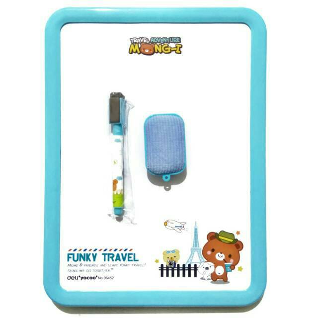 

Papan Tulis Deli Magnetic Whiteboard (Bonus Spidol & Penghapus)