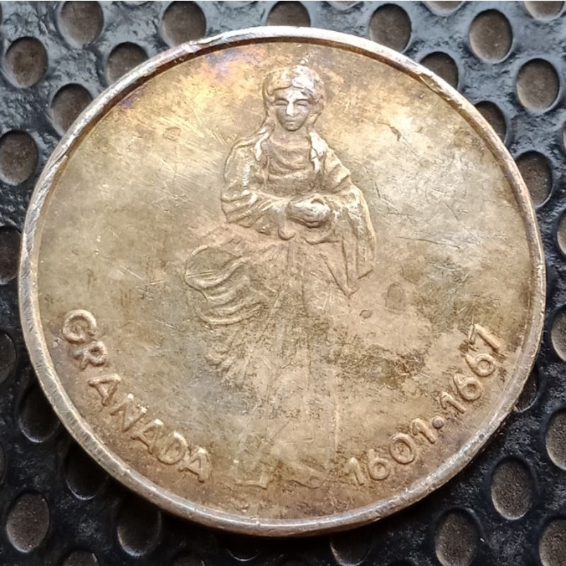 Koin Token Perak Silver Granada 1994 Alonso Cano