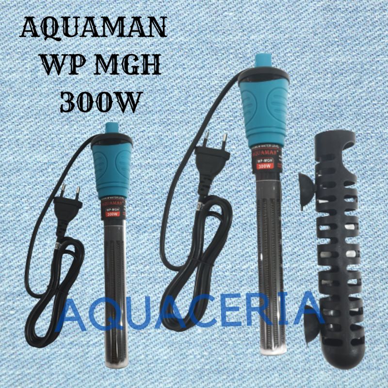 AQUAMAN WP 300 WATT HEATER AQUARIUM PEMANAS AIR AQUARIUM