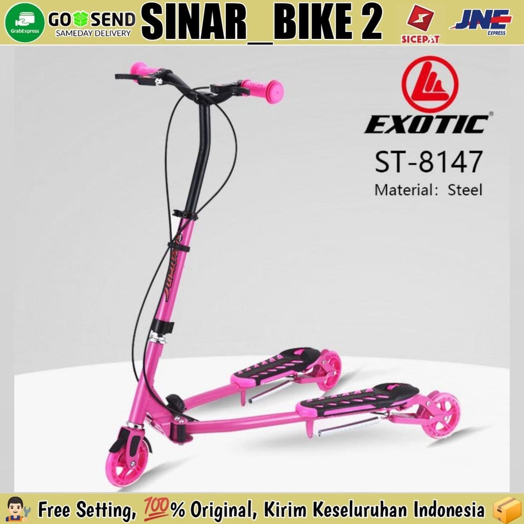 Scooter Anak Otoped Sekuter Exotic Model Gunting ST-8147