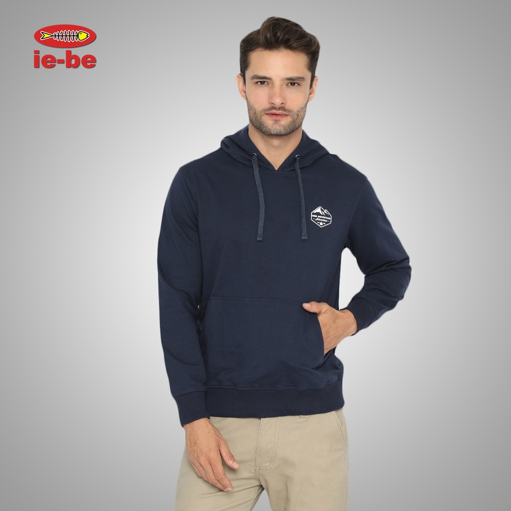 Jaket sweaters Hoodie IEBE Lengan Panjang C7AJ8027