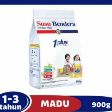 Susu bendera 1 plus madu 900 gr