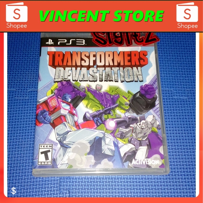 bd PS3 kaset game TRANSFORMERS DEVASTATION