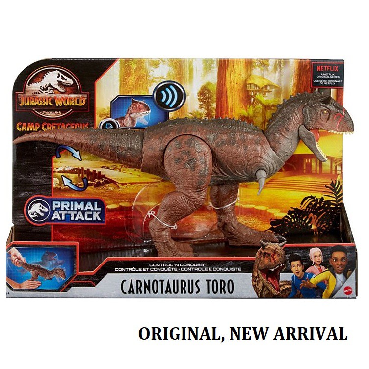 Jurassic World 2020 Camp Cretaceous Control N Conquer Carnotaurus Toro