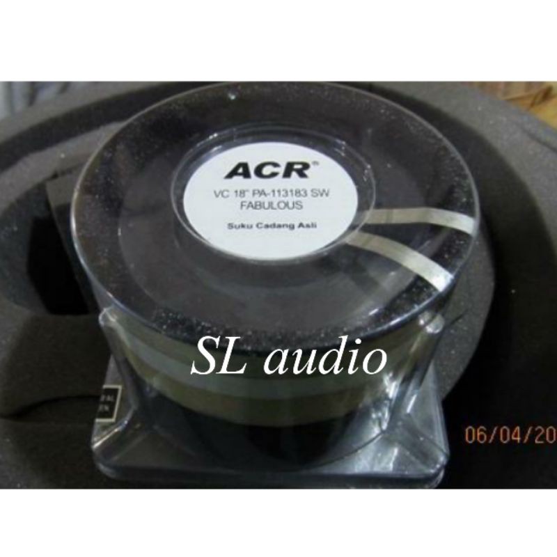 Spul Spool Voice Coil Speaker ACR PA-113183 MK2 SW Fabulous.
