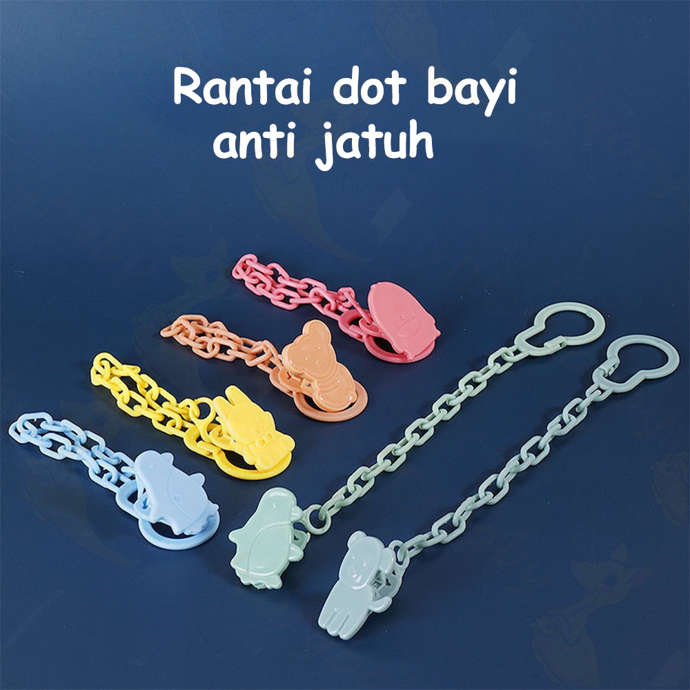 Ivorybaby Tali klip empeng bayi/Rantai empeng bayi/Penjepit dot bayi