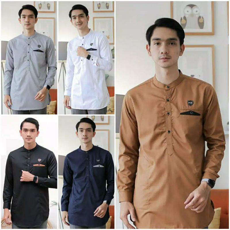 Baju Koko Dewasa Lengan Panjang, koko kurta pakistan koko putih koko hitam tajol panjang
