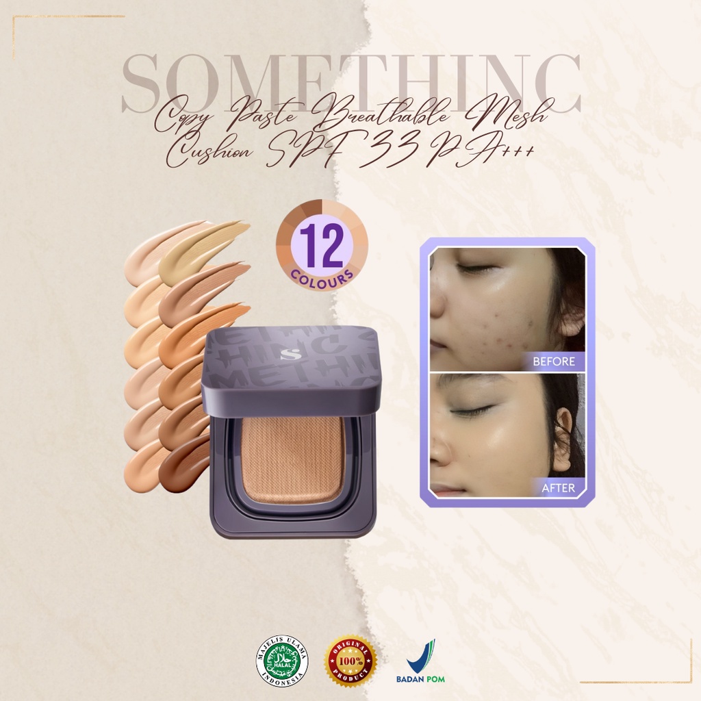 Jual SOMETHINC Copy Paste Breathable Mesh Cushion SPF 33 PA+++ 15gr ...