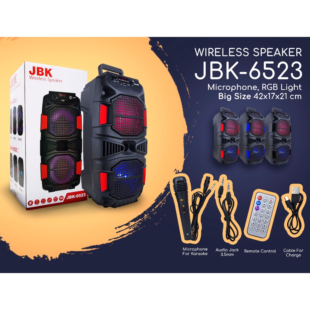 Speaker Bluetooth JBK 6523 Microphone