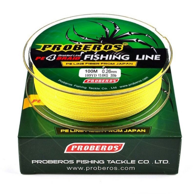 SENAR PANCING FISHING LINE PROBEROS SENAR GARIS PE KUAT TAHAN GESEKAN