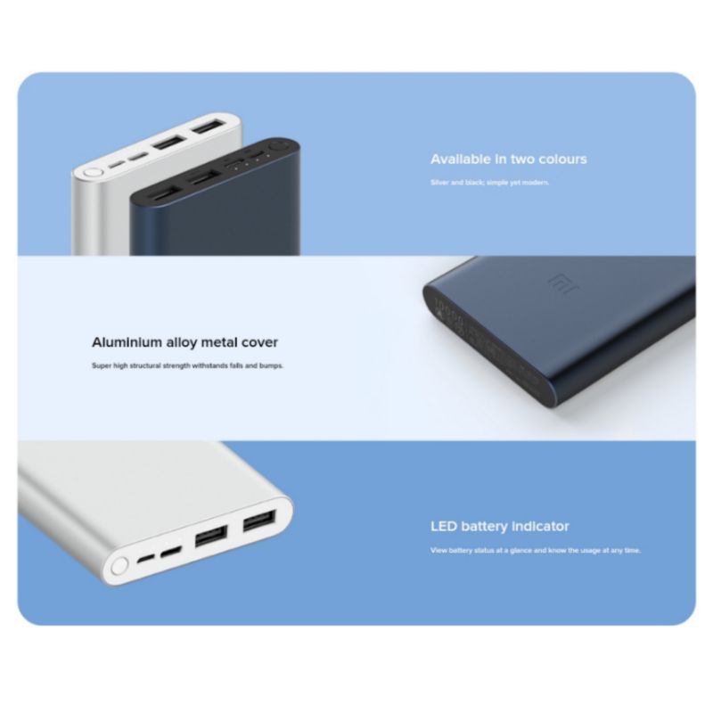 Mi 18W Fast Charge Power Bank 3 10000mah