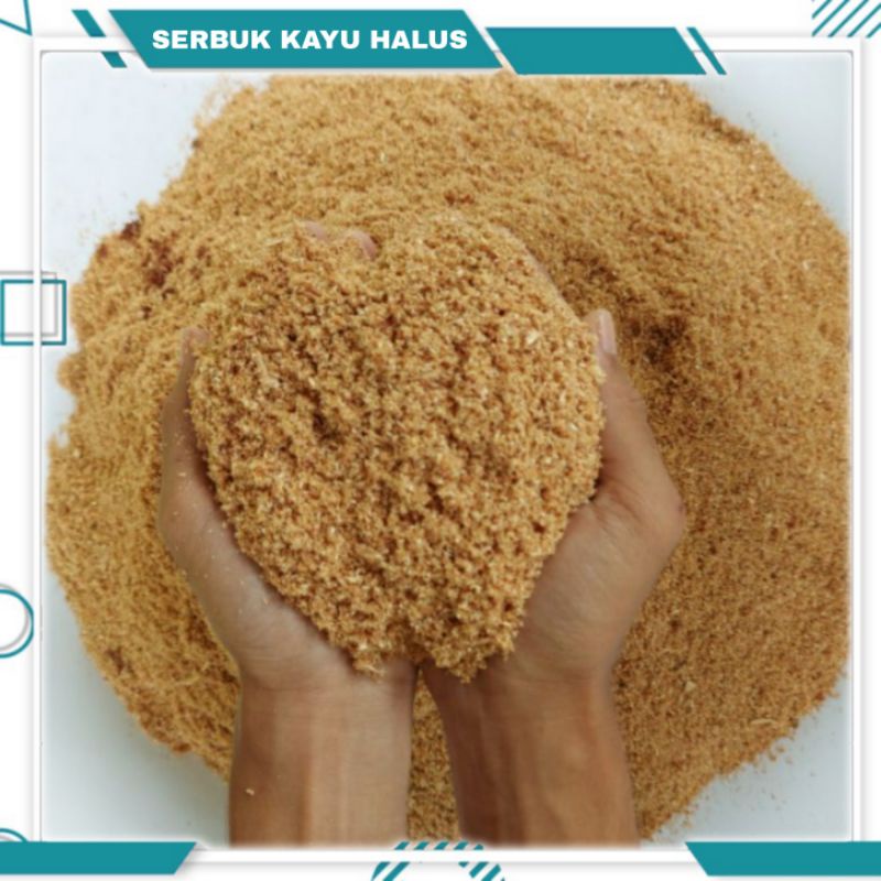 Serbuk Kayu Halus Media Tanam dan Alas Kandang / Serbuk kayu jati halus Tinah Petshop