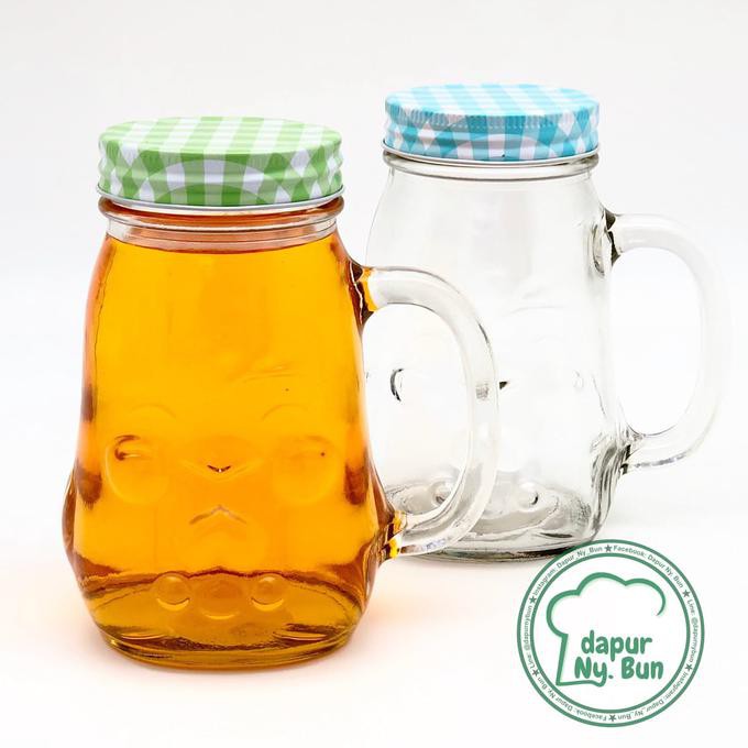Drinking Jar AYAM / Gelas Toples Ayam / Gelas Kaca