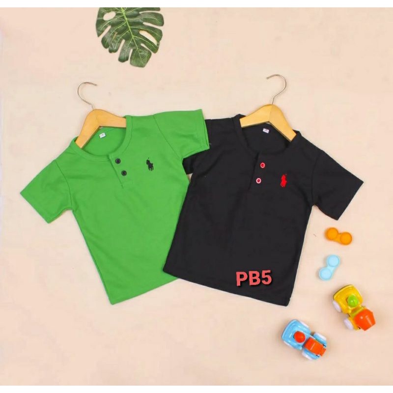 Baju anak laki laki kaos polo 1-3 tahun/kaos polo anak laki laki/kaos lengan pendek