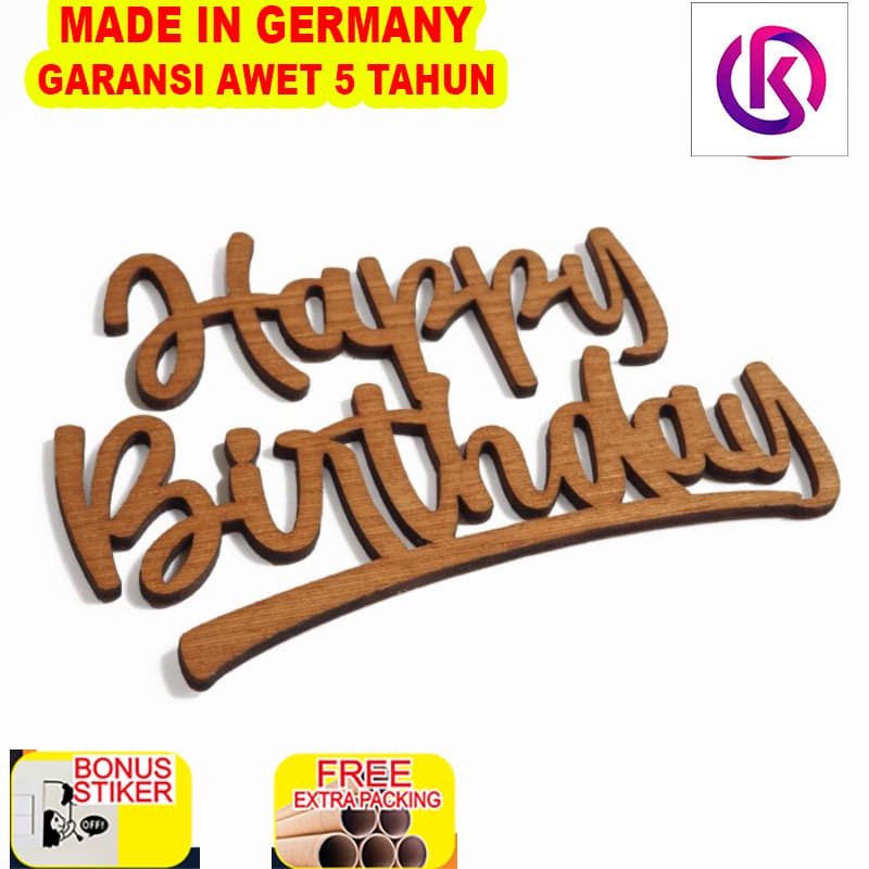 

Murah Tag Kayu - HAPPY BIRTHDAY - HBD01 BESAR - Hiasan Hampers Ulang Tahun