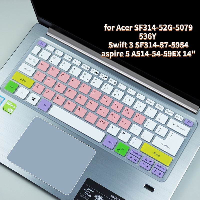 Film Pelindung Keyboard Anti Debu Untuk Acer SF314-52G-5079 536Y Swift 3 SF314-57 - 5954 aspire 5 A514-54 54 Ex