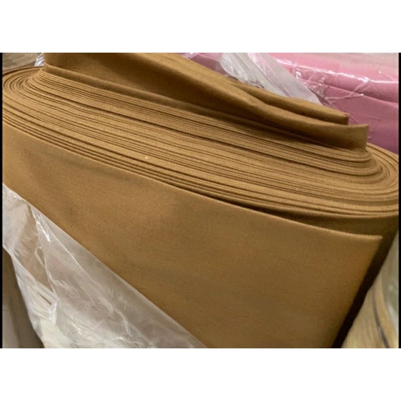 0,5m Kain Katun Jepang Toyobo Fodu Khaki PNS