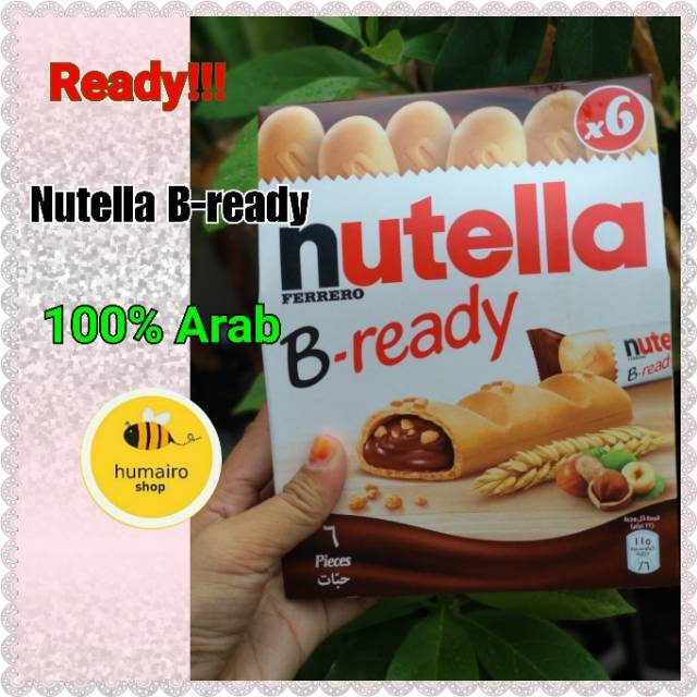 PO Akhir Jan Nutella B-Ready, Asli 100% Arab