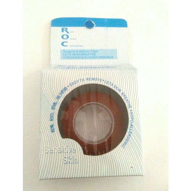 Stiker Kelopak Lipatan Mata Eyelid Tape Skot Scot ROC Sensitive Skin Warna Kulit Roll Hitam Bening