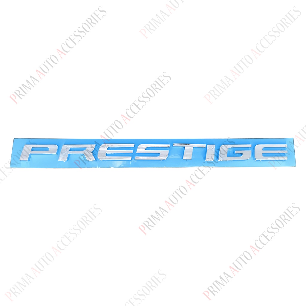 Emblem Mobil Tulisan PRESTIGE 26,8 cm