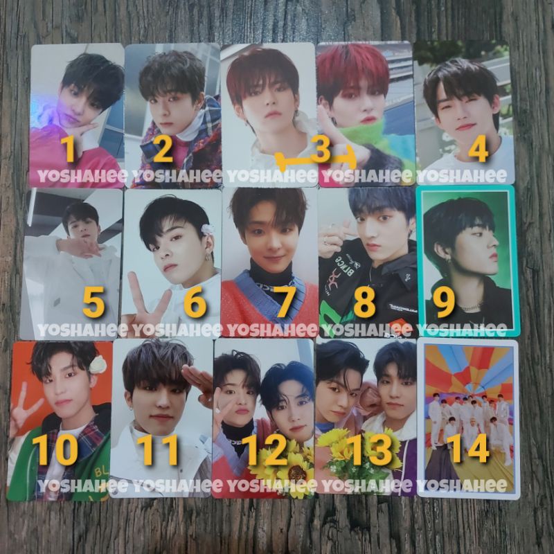 Photocard treasure jikjin ktown wv ygs asahi jihoon haruto yoshi jeongwoo