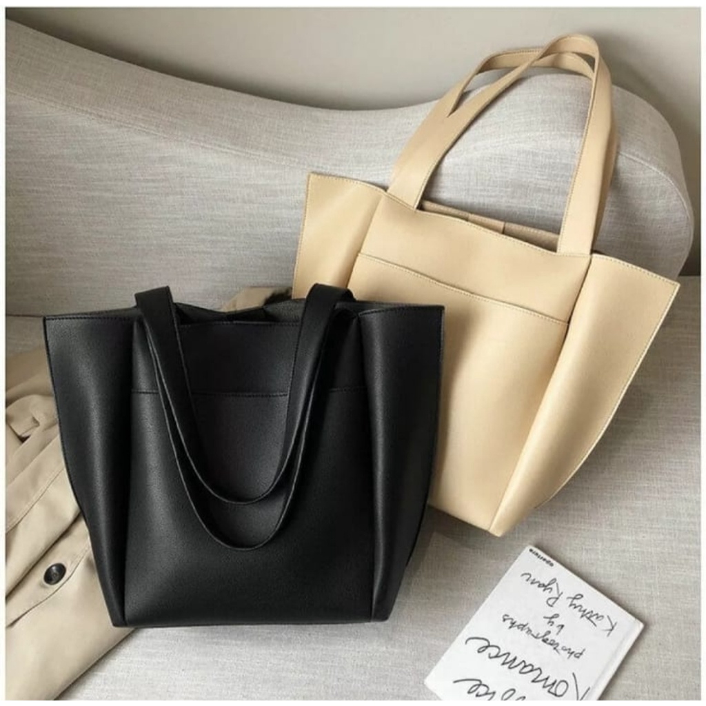 Tas Tote Bag Zara Tote Shopper MinimalisTt new 2022