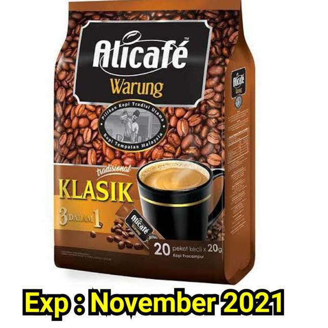 

GD1R BPOM Alicafe Classic 3in1 Warung Traditional/Alicafe Coffee/Klasik N9ĢG