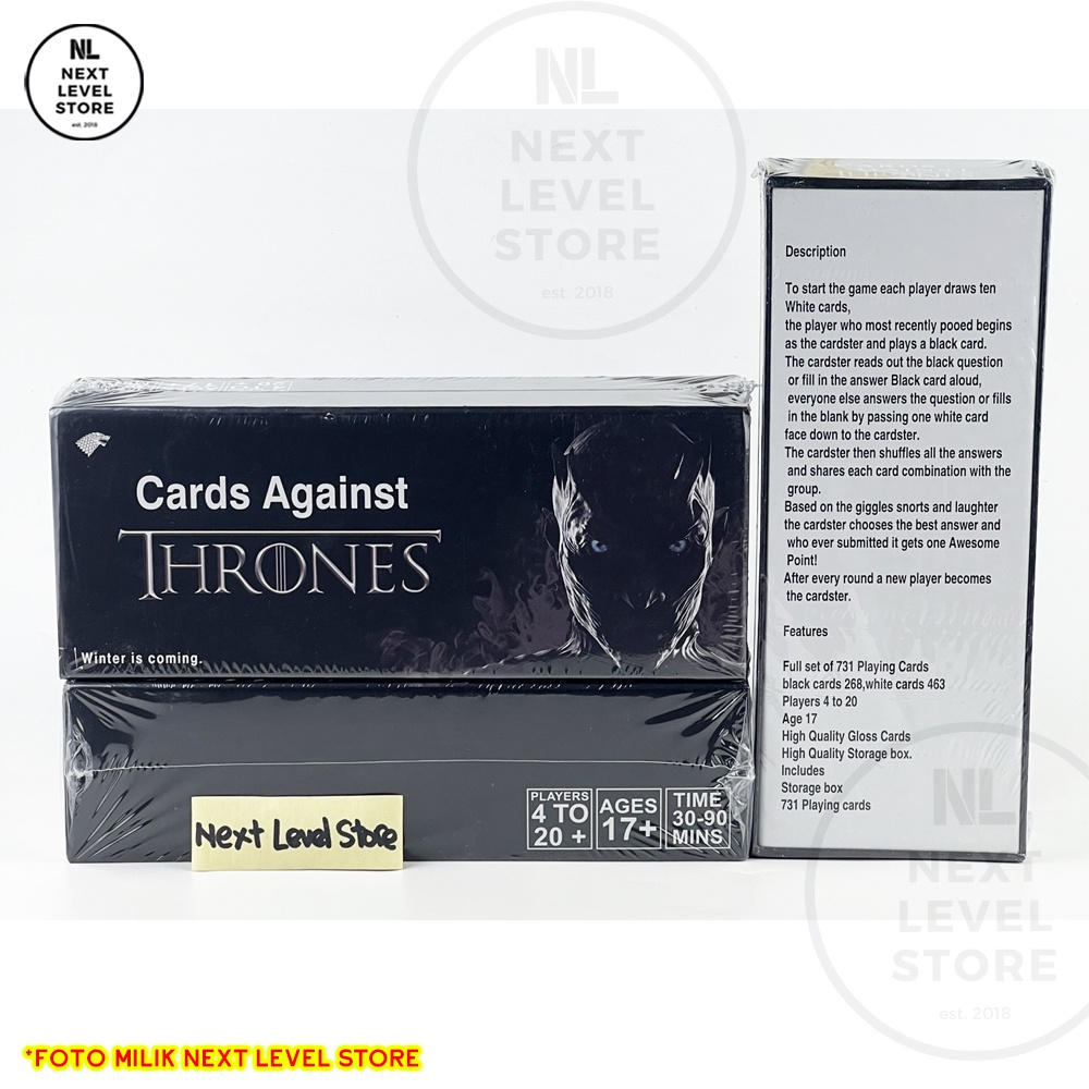 Cards Against Thrones - Limited Edition - Board Games Card Game