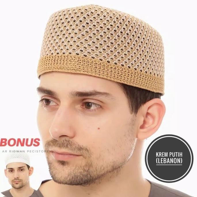 Peci songkok kopiah kopyah rajut rajutan premium dewasa seri lebanon