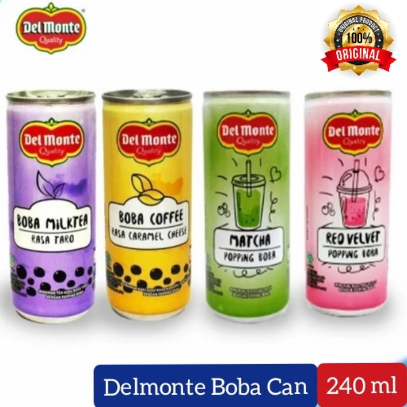 

Delmonte Boba Can 240 ml | Del Monte