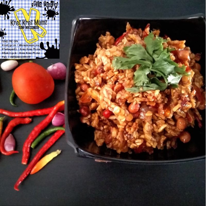 

Orek Kering Tempe Kacang Krez Mamz 250gr