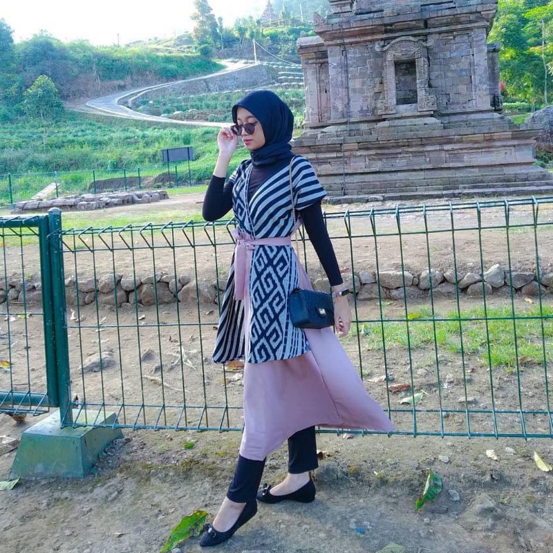 READY STOCK Naomi dress tenun  couple tenun tenun ethnic  set couple tenun tenun murah - tenun troso