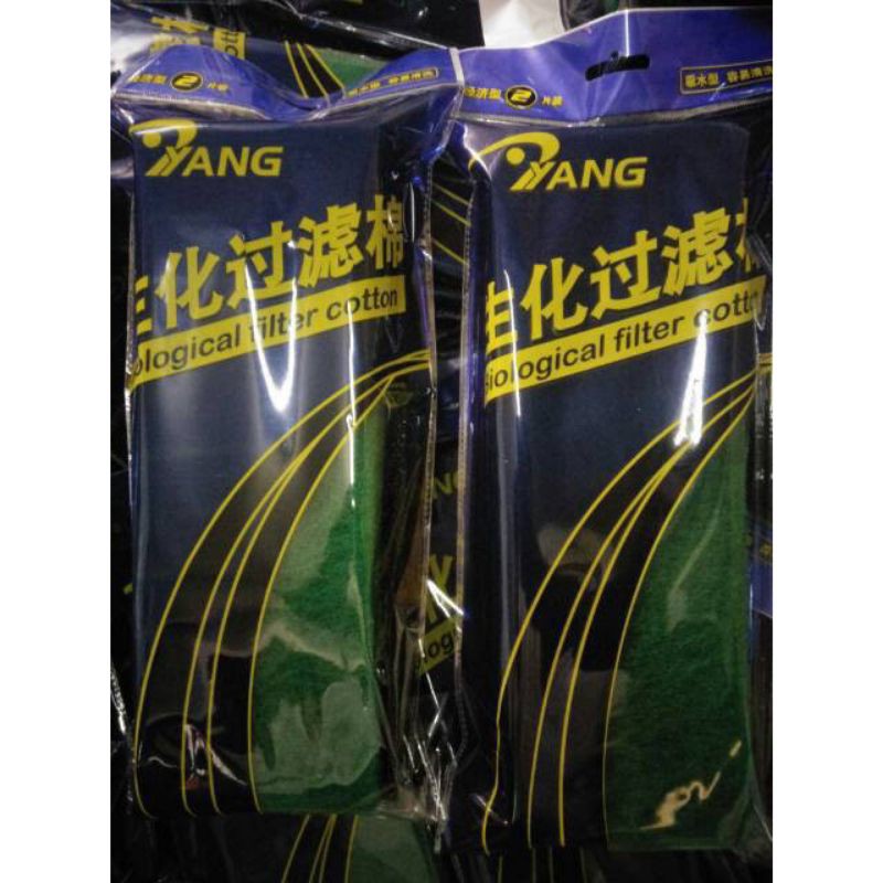 kapas busa BIO filter 2 lapis aquarium akuarium aquascape