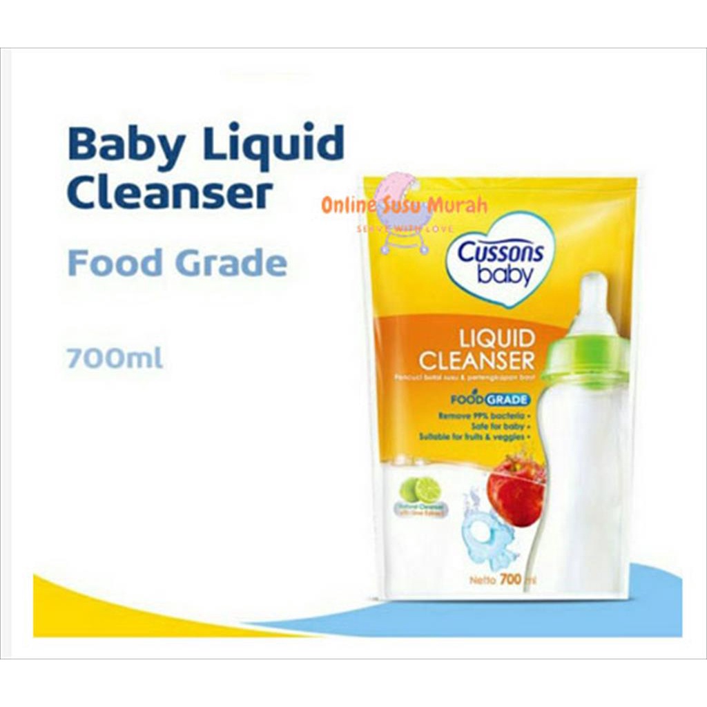 CUSSON BABY LIQUID CLEANSER  PENCUCI BOTOL 700ML