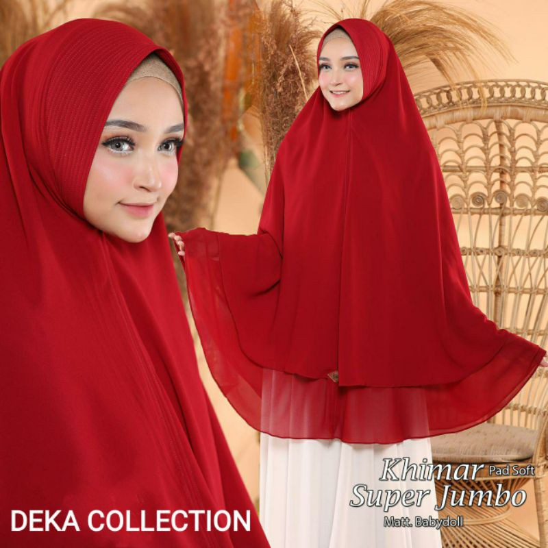 Bergo 2 layer ceruty babydoll Jumbo Polos