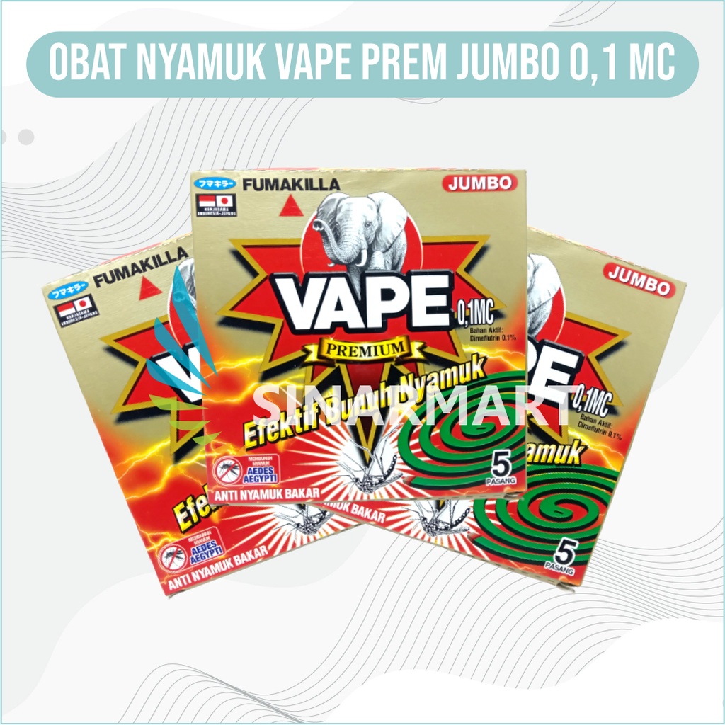 OBAT NYAMUK BAKAR VAPE PREMIUM JUMBO