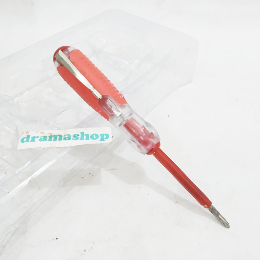 Tespen Bolak Balik min plus (-) (+) Gagang Karet Good Quality