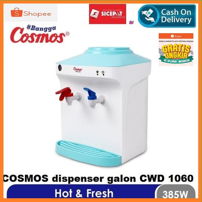 COSMOS dispenser galon CWD 1060 / water dispenser hot normal