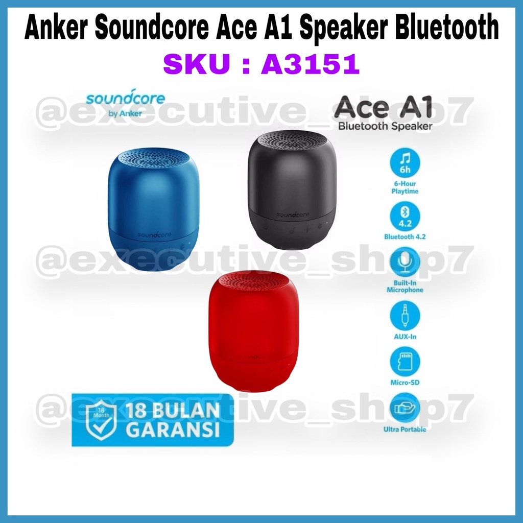 Anker Soundcore Ace A1 Speaker Bluetooth - SKU : A3151