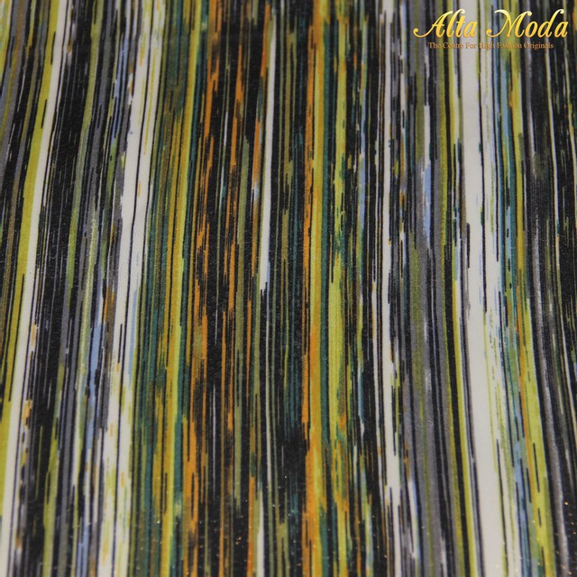 

Alta Moda Heavy Crepe Garis Abstrak Hijau (1M)